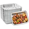 Shyllin Vaschette Alluminio 25pz Teglie Alluminio USA e Getta per Barbecue (800ml)