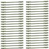 SEIWEI 6 clip per paletti da 11 mm, 40 pezzi con connettori a traliccio, bracci e clip per steli per piante, supporti per piante da interno, clip per orchidee, per uso in giardino