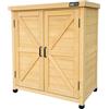 AXI Felix Armadio da Giardino in Legno Beige | Armadio exteriore, Armadio degli Attrezzi con ripiano | 80 x 45 x 93 cm