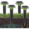 Queath Repellente Solare per Talpe, repellenti per Talpe e roditori (4 Pezzi), Repellente per formiche Regine per Giardino e Campeggio, Repellente per roditori, Repellente per Serpenti e Talpe