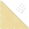 IOAOI Vela parasole impermeabile, 3,5 x 6 x 6,95 m, tenda da sole a triangolo rettangolo, blocco UV 95%, con corda gratuita, tenda da sole protettiva per esterni, giardino, patio, cortile, prato