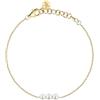 Morellato Bracciale Donna in Argento 925‰, Placcatura Oro Giallo 18K, Collezione Perle Contemporary, Perle - SAWM05