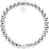 Purelei Bracciale con lettere Anxiety - Accessorio con significato - Gioielli impermeabili - con lettere in acciaio inox durevole - Regolabile - Bigiotteria alla moda per il tuo look personalizzato