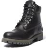Timberland Stivale impermeabile da uomo, 15,2 cm, con lacci, nero, largo 41 cm