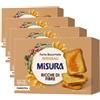 Misura Fibrextra Fette Biscottate Integrali - 100% Farina Integrale, con Farina di Frumento e Avena, Confezione da 1280 gr