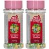 FunCakes Sprinkle Medley Spring: Zuccherini Decorativi, Ottimo Gusto, Ottimi per Decorare Torte, Cupcake e Biscotti, Sprinkle Mix. 50 g (Confezione da 2)