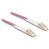 Delock Cavo fibra ottica Delock OM4 multimodale LC Duplex-LC Duplex 5m Viola [88090]