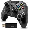 Sehawei Wireless Controller per Xbox One,2.4GHz Controller Senza Fili,Bluetooth Giochi Gamepad Compatibile con Xbox One/Xbox One S/Xbox One X/Xbox Series X/PS3/PC(Nero)