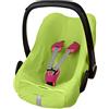 ByBoom® - Fodera estiva/fodera protettiva di spugna, fodera universale per ovetto, seggiolino auto, p.es. per Maxi-Cosi CabrioFix, Pebble, City SPS, Colore:Lime