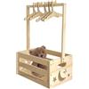 Jlobnyiun Crate Con 5 Grucce, Cestino Neonato, Organizzatore Nursery Per Casa Feste Compleanno Rivelazione Sesso Sala Riunioni Famiglia Celebrazione