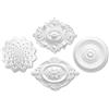 MARBET DESIGN Rosone a stucco in polistirolo EPS - Rosone da soffitto bianco, elemento decorativo, stucco (R-08, Ø 47cm) decorazione parete soggiorno soffitto polistirolo rotondo