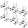 Generic Set di 6 serrature a camma 1-1/8, con chiave uguale per cassette degli attrezzi, cassette postali e camper