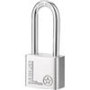SEIWEI Lucchetto con chiave in acciaio inox con arco lungo, 30 mm, impermeabile, per esterni, per capannoni, armadietti della palestra della scuola, cassetta degli attrezzi, recinzione, unità di