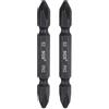 QUARKZMAN 2pz Punte Cacciavite Magnetica Doppio Estremità 6.35mm PH2 Lunghezza 65mm 1/4 Esagonale Asta S2 Acciaio Due Lati Phillips Croce Cacciavite Bit, Nero