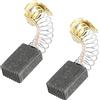 PATIKIL Carbonio Spazzole Spazzola Carbone Ricambio 15x10x6mm per Motori Elettrici Potenza Strumento Angolo Smerigliatrice Tavolo Ricambio Parte Riparazione, 2pz