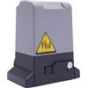 TiryyDrela Motorizzazione Cancello Scorrevole 750W, Apriscatole Automatico Elettrico 1600Kg 12M, Motore A Cremagliera Con 2 Telecomandi, Chiusura Automatica 5/10/20S, Porta Villa Giardino 50M