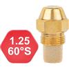 PIRABADI GICLATORE OD TIPO S-1.25 S DEBITO 1,25 US GAL/H 60 °S BRONZO NOZZLE FIOCCO OIL OTTONE