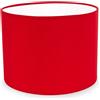 Light Home LH Light Home Matero Paralume per lampada - Paralume moderno per lampada da tavolo a soffitto - per camera da letto soggiorno e cucina soffitto moderno - tessuto - per E27 con 1 punto luce rosso 20 cm