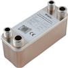alex-depot Scambiatore di calore a piastre in acciaio inox B3-12-30 con attacco da 2 x 1/2 e 2 x 3/4 pollici, 65 kW, riscaldamento solare (PWT)