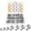 Sinofort 6-12mm Fascette Stringitubo a Molla 118 Pezzi Morsetti per Tubi Flessibili Clip a Molla per Tubo Benzina Morsetto per il Fissaggio di Tubi Flessibili