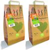 Paglianatura Fieno Pellet 3kg con 10% Alfalfa - Mangime Naturale e Ricco di Fibre per Conigli e Roditori, Nutrimento Extra con Calcio e Proteine (Confezione da 2)