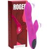 MySecretCase Vibratoreper Donna Punto G Squirting 21cm Vibratore Rabbit Vibratoreper Donna Clitoride 10 Modalità Vibrazione, 2 Motori Indipendenti, Corpo Flessibile IPX7, Sexytoysys Coppia