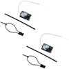 Geekstory Flysky 2PCS FS-GR3E Ricevitore, impermeabile 3 canali 2.4G frequenza DC 5V ricevitore per FS-GT2 FS-GT2B FS-GT3B FS-GT3C FZ-IT4S RC auto barca trasmettitore Geekstory