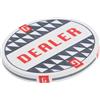 FUNOMOCYA Ceramica Dealer Button Poker Accessori per interni ed esterni, superficie liscia, applicazione versatile come pennarello per chip e giocattoli di ricompensa