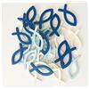 Zonfer 50pcs Hollow Legno Pesce Mestiere di DIY Decorativo in Legno di Pesce della Tabella dei Coriandoli Fette Festa di Nozze Carta Decorazione Dono