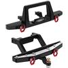 INJORA Fronte Posteriore Paraurti 1/18 per TRX4M Defender Upgrade RC Crawler (Posteriore Anteriore)