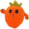 Matoebyr Peluche musicale interattivo, 22x20x10cm Bambola musicale interattiva con sensori e orecchie sensibili alla musica del pianoforte, Bambola a Induzione Tattile a Forma di Frutta per bambini e bambine