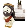 Generisch Bambola di peluche piena Jesus morbida - Versatile elegante in tessuto, decorazione da collezione, compagno morbido, per chiesa, scrivania, soggiorno, seggiolino auto, utility per interni ed esterni