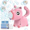 Aolieh Macchina delle bolle, Unicorn Bubble Makers per Bambini, Pistola a Bolle per Bambini con 6 bolle Liquide 4 batterie AA, per Feste, Matrimoni all'aperto, Giocattoli da Giardino
