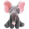 AUYXSSZ Peluche Elefante Cantante con Orecchie in Movimento Giocattolo Interattivo per Unico per Bambini Imparare e Intrattenere i Bambini e Rendere Felici i Il Giocattolo di