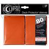 Ultra Pro, Custodia PRO-Matte Eclipse, di Colore Arancione, (80 bustine) 85113