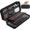 daydayup Custodia Compatibile con Nintendo Switch 2, Borsa rigida per Nintendo Switch 2, Custodia Protettiva con Borsa per 20 Giochi, Accessori per Console