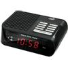 Trevi RC 827 D Radiosveglia Digitale con Radio FM PLL, Due Sveglie e Spegnimento Programmabile, Funzione Snooze, Nero