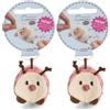 NICI 62382 Dozz Coccinella Peluche Morbida, tenero Pupazzo per Coccole e Giochi, per Adulti e Bambini, 5 cm, Beige (Confezione da 2)
