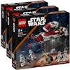 LEGO Star Wars La Fuga del BARC Speeder, Giocattolo da Costruire dal Film The Mandalorian, Giochi per Bambini da 8 Anni con il Personaggio di Grogu (Baby Yoda) e la Minifigure di Kelleran Beq 75378