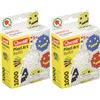 Quercetti Pixel Art Ricambi 1000 Chiodini Bianchi per Bambini, Refill Creativo Compatibile con Pixel Art 8 Take a Selfie, Gioco Educativo per Bambini e Adulti 4-99 Anni, Made in Italy, Giochi Creativi