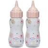 BABY born Biberon Magico - Biberon Rosa per Bambole con Effetto Realistico - Accessorio per Bambole - Adatto a Bambini da 1 Anno in su (Confezione da 2)