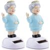 Puckator Solar Pal - Decorazione ad Energia Solare - Regina Elisabetta - Edizione Speciale Giubileo di Platino - 70 Anni di Regno (Confezione da 2)