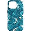 PM-Artistic Custodia per iPhone 16 Pro Sea Ocean Waves Pattern senza bordi Design 9