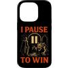 Video Game Meme Retro Roleplay Monster B Custodia per iPhone 14 Pro Gamer I Pause To Win Citazione RPG Fantasy Gaming Retro Game
