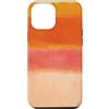generic Custodia per iPhone 12 Pro Max Arancione Tramonto Astratto Colore Block Design