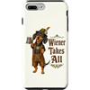 Funny Oktoberfest Dachshund Lover Wiener Custodia per iPhone 7 Plus/8 Plus Oktoberfest Wiener prende tutto divertente bassotto Beer Doxie