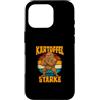 Potato Costume Custodia per iPhone 16 Pro Cibo a base di patate Power Strength Fitness