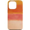 generic Custodia per iPhone 13 Pro Arancione Tramonto Astratto Colore Block Design