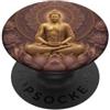 Buddha Designs by Kajiro Buddha astratto fiore di loto - buddismo spirituale buddista PopSockets PopGrip Adesivo