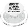Funny Great Dane And Coffee Designs Caffè E Alani Divertente Alano PopSockets PopGrip per MagSafe